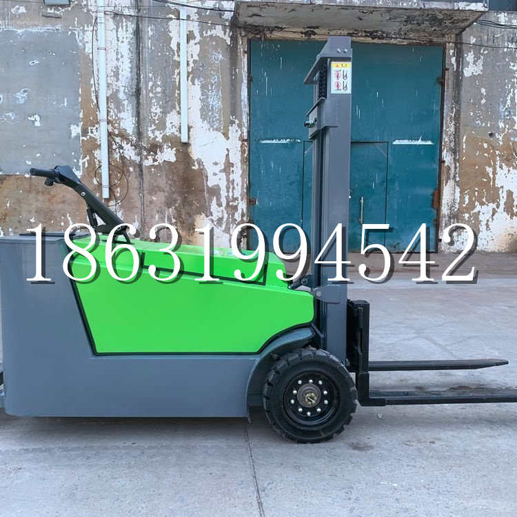 光山县小型电动叉车1吨2吨步行站驾式电瓶堆高充电装卸车液压升降车铲车